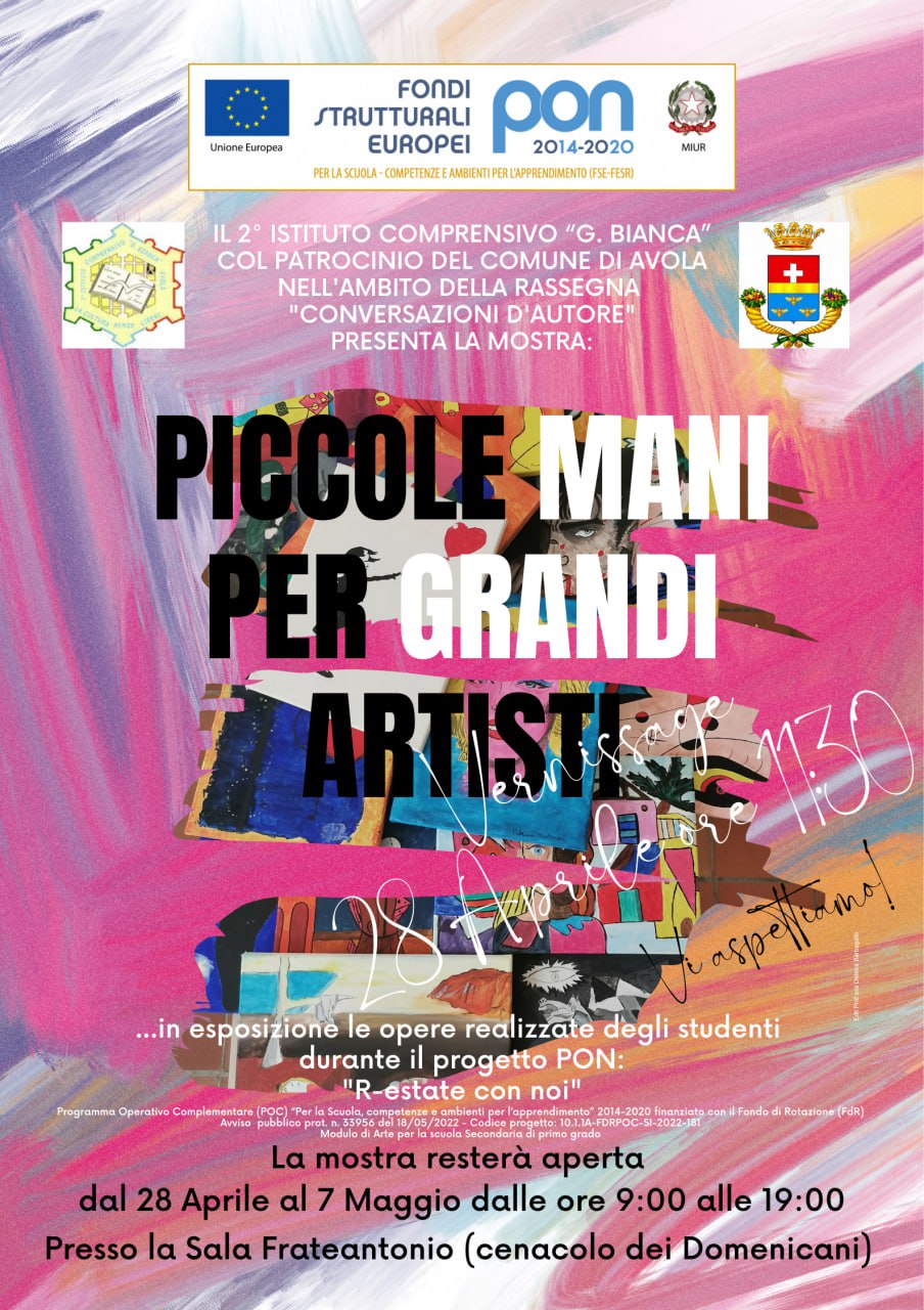 Piccole mani per grandi artisti